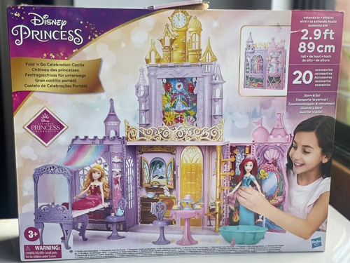 Castillo Casa De Muñecas Princesas Disney Niñas Juguetes 