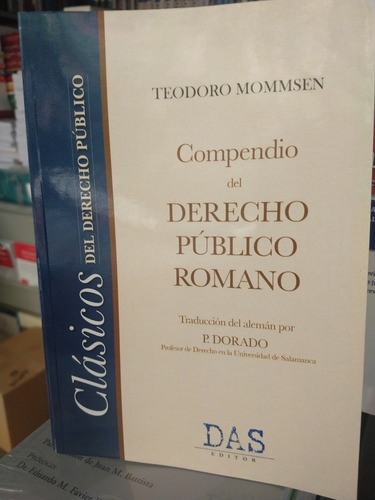 Compendio De Derecho Público Romano T Mommsen 