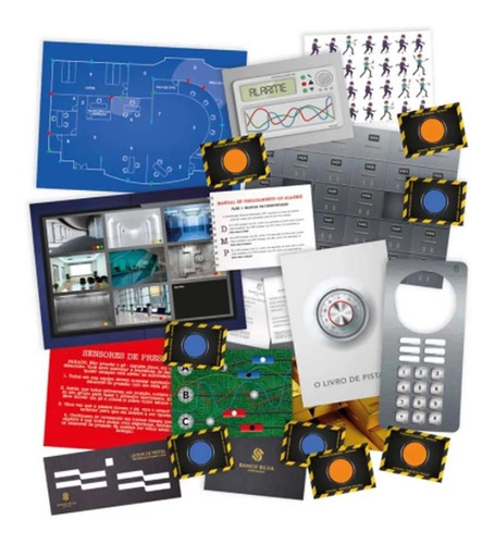 Jogo Trapped Escape Se Puder Assalto Banco Board Game Cartas