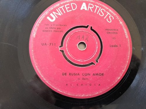 Vinilo Single De Alcaiola De Rusia Con Amor (x169)