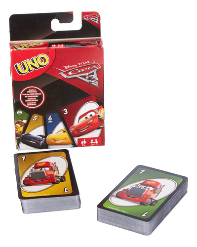 Mb Games Card Game Uno Disney Pixar Cars 3