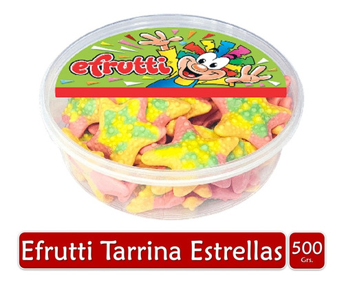 Gomas Efrutti Tarrina Estrellas De Mar Dulces X500grs