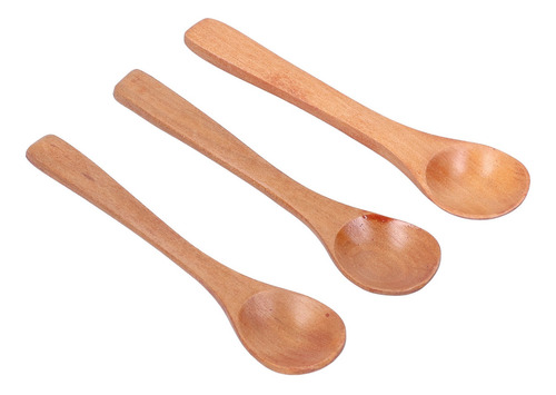 Cuchara De Madera, 10 Piezas, Vajilla Infantil, Mini Condime