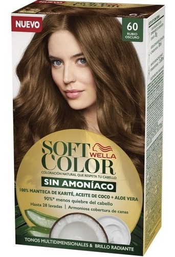 Tinta Soft Color 60 Color Rubio Oscuro