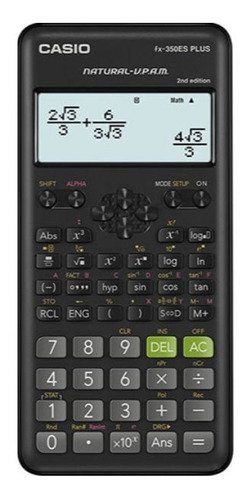 Calculadora Cientifica Casio Fx-350es Plus Negro 