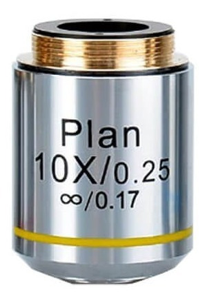 Objetivo Plano Infinito Para Microscopio 10x Quasar
