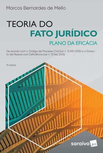 Teoria do fato jurídico - plano de eficácia - 1ª parte - 11ª edição de 2019, de Mello, Marcos Bernardes De. Editora Saraiva Educação S. A., capa mole em português, 2019