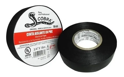 comprar Teipe Cobra Original Fermetal 3\u002F4'' X 18m Pack 5 Unidades