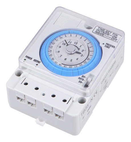 Interruptor Temporizador Mecánico Blanco | Timing Mechan
