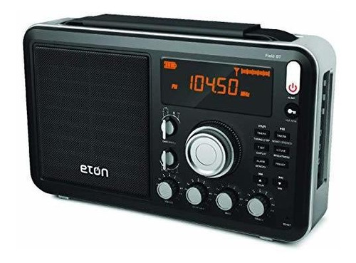 Eton Field Radio Am/fm Con Rds Y Onda Corta, Color Negro (ng