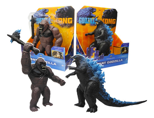 Godzilla Vs Kong Muñecos Coleccion X2