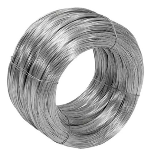 Alambre Dulce Liso Galvanizado Rollo De 500gr. Y Mayor/detal