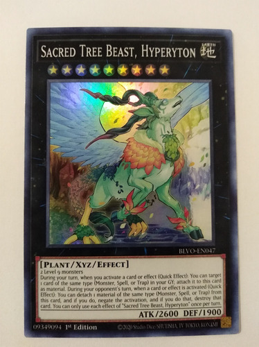 Sacred Tree Beast, Hyperyton - Super Rare    Blvo
