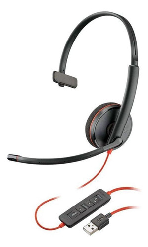 Headset Plantronics Blackwire C3210 - Uc Com Fio