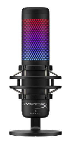 Micrófono Gamer Hyperx Quadcast Rgb Gaming Streaming Podcast