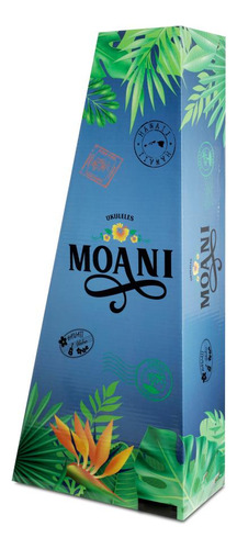 Ukulele Moani Mauna Soprano 21'' Ebony C/ Bag Ukeb-21eq