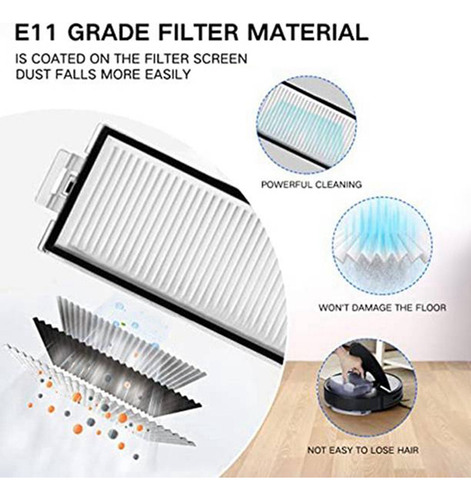Para Xiaomi Roborock Q7 Max Q7 Max+q7 Plus T8 Hepa Filter