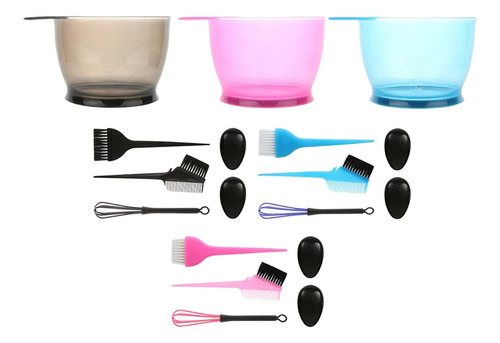 5 Unids / Set Set De Herramientas De Color De Tinte Para El
