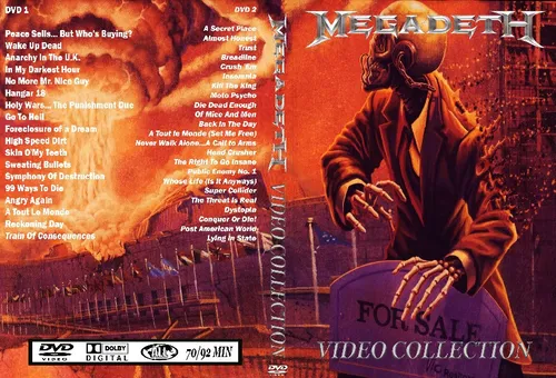 Megadeth Video Collection Mercado Livre