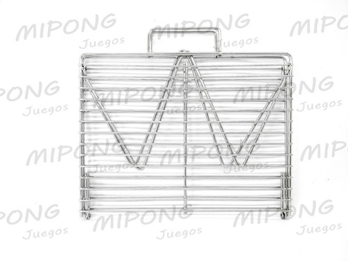Imagen 2 de 10 de Parrilla Plegable Con Manija Asado Camping 54 X 35+ Atizador