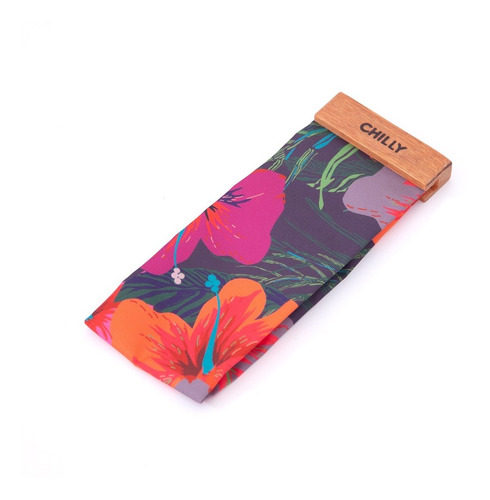 Imagen 6 de 7 de Yerbera De Tela 500 Grs Diseño Hibiscus Chilly