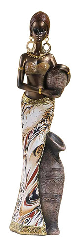 Estatuilla De Mujer Africana Hecha A Mano Arte Africano