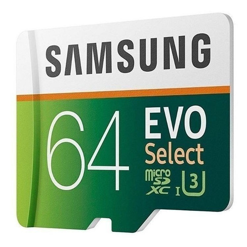 Imagen 2 de 3 de Tarjeta de memoria Samsung MB-ME64GA/AM Evo Select con adaptador SD 64GB