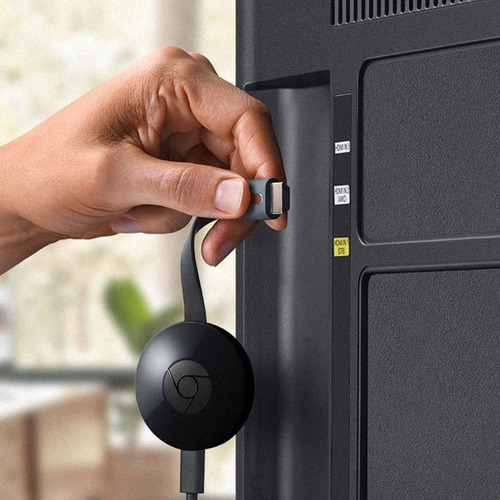 Chromecast 2 Full Hd Wifi Streaming Vídeo Netflix Cor Preto Preto Wi-fi