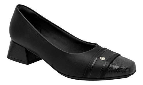 Sapato Feminino Piccadilly Salto Baixo Conforto Ref. 160056