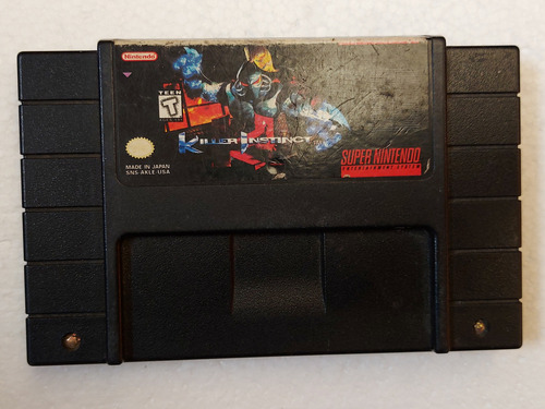 Killer Instinct Para Super Nintendo Cartucho Juego (Usado)