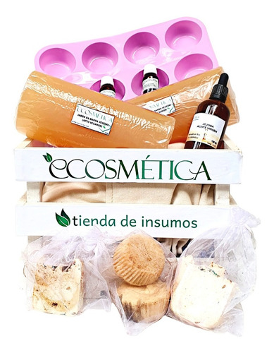 Kit Inicial Jabones  Artesanales Receta De Regalo Ecosmetica
