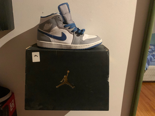 Air Jordan 1 Azul Blanca 40.5 Eur Talla Perfecto Estado (Usado)