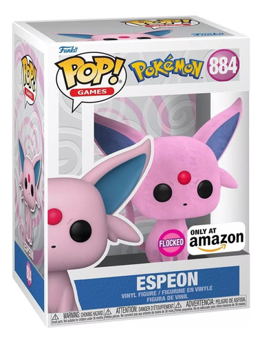 Funko Pop! Pokemón Espeon Flocked Only At Amazon #884