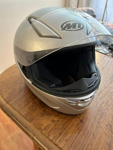 Casco De Moto Mt Revenge Gris 