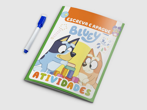 Bluey Atividades Escreva E Apague Capa Mole