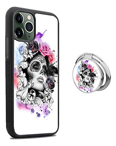 Mexicana Candy Skull Girl iPhone 11 Pro Max Caja De Teléfono