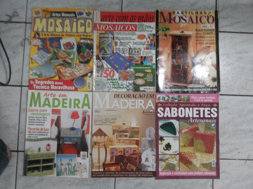 Revista Seis Mosaicos Arte Madeira E Sabonete Oferta P/profi