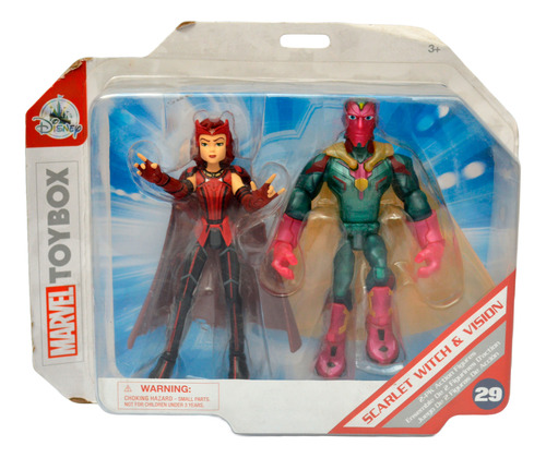Figuras Scarlet Witch And Vision Wandavision Marvel Toybox