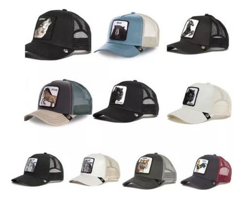 Lote De 10 Piezas De Moda Al Por Mayor De Gorras Con Visera