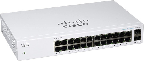 Switch Cisco Cbs110 Unmanaged 24port Ge Partial Poe  2x1g Sf