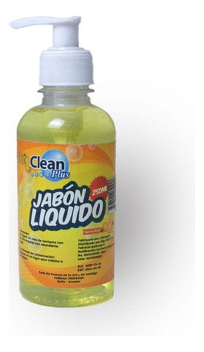 Jabon Antibacterial Naranja De 250ml Bigclean