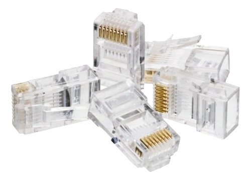 Plug Rj45 Ficha Macho De Red X 5 Unidades Cat 5