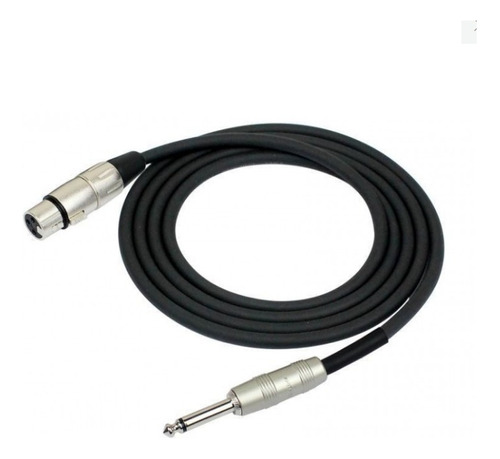 Cable Para Microfono 10 Mt Xlr Hembra A Plug 6.3