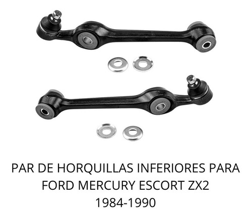 Par De Horquilla Inferior Para Ford Mercury Escort Zx2 84-90