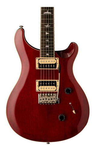 Imagen 4 de 5 de Guitarra eléctrica PRS SE Series Standard 24 de caoba vintage cherry multicapa con diapasón de palo de rosa