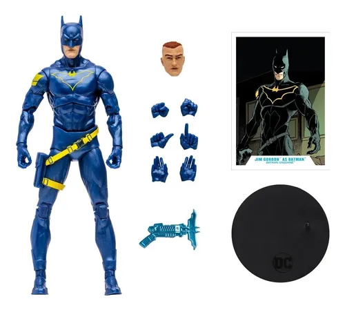 Mcfarlane Dcmultiverse Endgame Jim Gordon As Batman Platinum