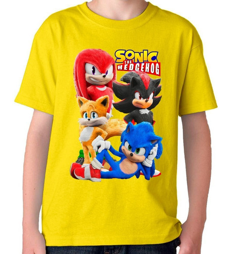 Camiseta Remera Sonic Y Sus Amigos 