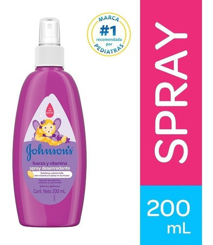  Spray Peinar Johnsons Baby Fuerza Y Vitamina X 200ml