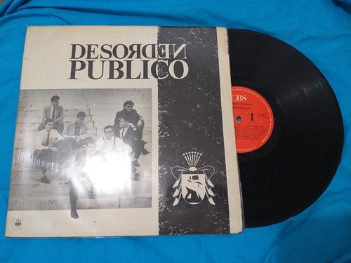Desorden Público Lp Cbs 1986 Venezuela Rock En Español