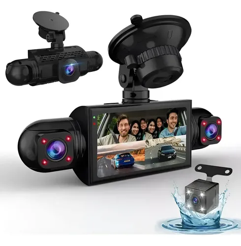 Câmera Veicular 4 Câmeras 360° Full Hd 1080p Visão Noturna